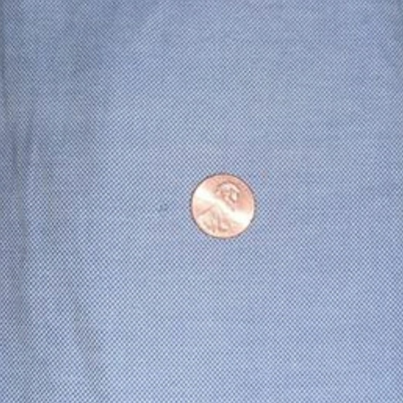 ROUNDTREE & YORKE Oxford Blue Solid Long Sleeve - Picture 5 of 7